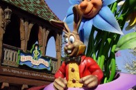 Fantasyland and Peter Pan's Flight in Disneyland Paris during Easter, as discussed in episode 12 of Zip-A-Dee-Doo-Pod: An Unofficial Disney Podcast by Aaron Wallace
