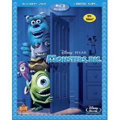 Monsters, Inc.: 4-Disc Blu-ray / DVD / Digital Copy Combo Pack reviewed by Aaron Wallace at UlimateDisney.com